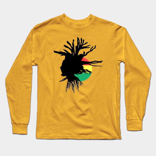 Rasta Long Sleeve T-Shirt by SpottydoggCreatives